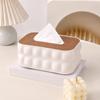 Elegant Tissue Dispenser Large Opening Paper Dispenser Storage Box  Desktop Organization