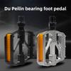 2 Pieces Bike Pedal Road Bicycles Bearing Anti-skid Pedals Waterproof Cycling Outdoor Replacement Part Reflective Riding
