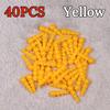 9 Colors Gourd Shaped Stacked Beads 1mm Hole Smooth Polished ABS DIY Walleye Bass Trout Spinner Rig 40/100PCS