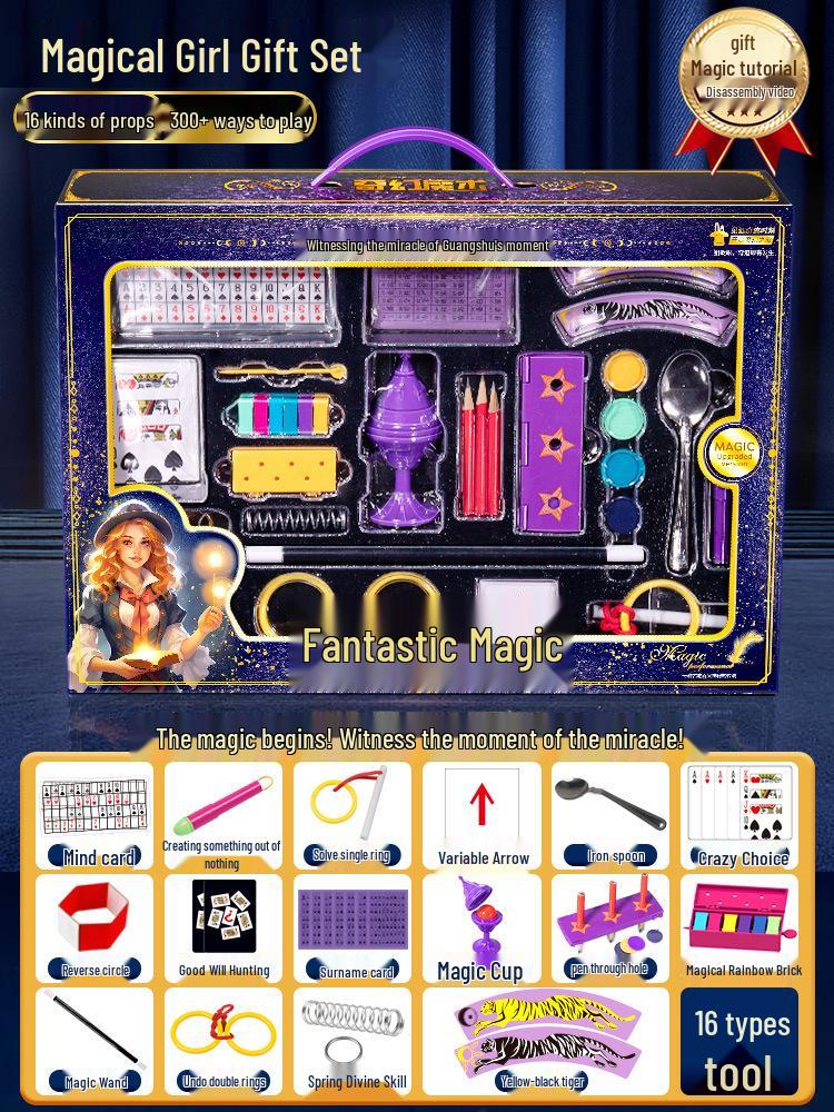 

Детский набор фокусника: Реквизит и фокусы для магии для игры родителей с детьми - Идеальный подарок на день рождения для мальчиков