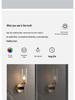 Nordische Luxus Glas- und Kupfer-Wandleuchte für Schlafzimmer oder Wohnzimmer