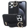 PU Leather Ring Wrist Strap Phone Case for IPhone 15 14 Plus 13 12 Mini 11 Pro Max X XS XR 7 8 Plus Holder Shockproof Cover