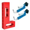 Aluminum Alloy Picture Frame Clamp with Woodworking 90 Degree Right-Angle Clamp Suitable for Cabinets, Frames, and Drawers