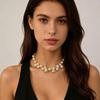 European & American Trendy Faux Pearl Necklace - Women's High-End French Clavicle Chain Design