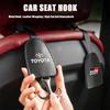 Car Seat Back Hooks PU Leather Interior Accessories For Hilux Aygo Yaris Ractis Corolla Camry CHR Auris Tacoma Keychain IJ1