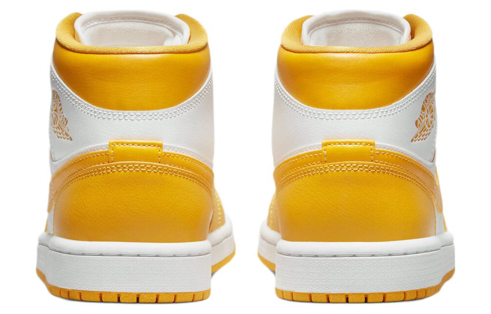 Jordan 1 Mid White University Gold Women's BQ6472-117