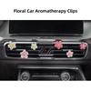 Car Peach Flower Daisy Flower Car Perfume Clip Car Aromatherapy Air Conditioner Fresh Interior Decoration Aromatizante Para Auto