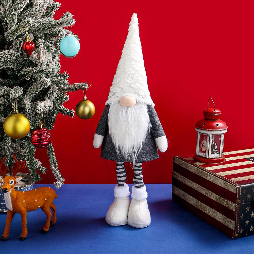 Christmas Decoration Telescopic Gnome Doll Faceless Elder Nordic Gonk Gandalf Window Ornament
