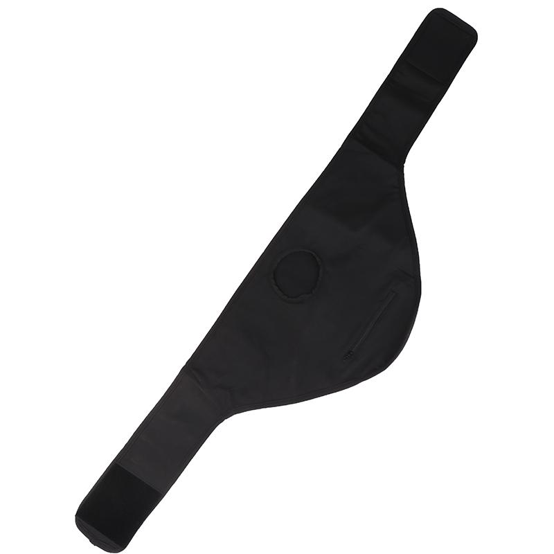 Ostomy Bag Protective Cover Belts Adjustable Colostomy Drainage Bags Portable Support Belts Urinary Hanging Bag Cover Black