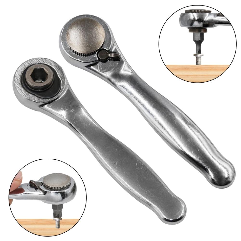 Hand Tools 72 Teeth Ratchet Magnetic Screwdriver Handle Small