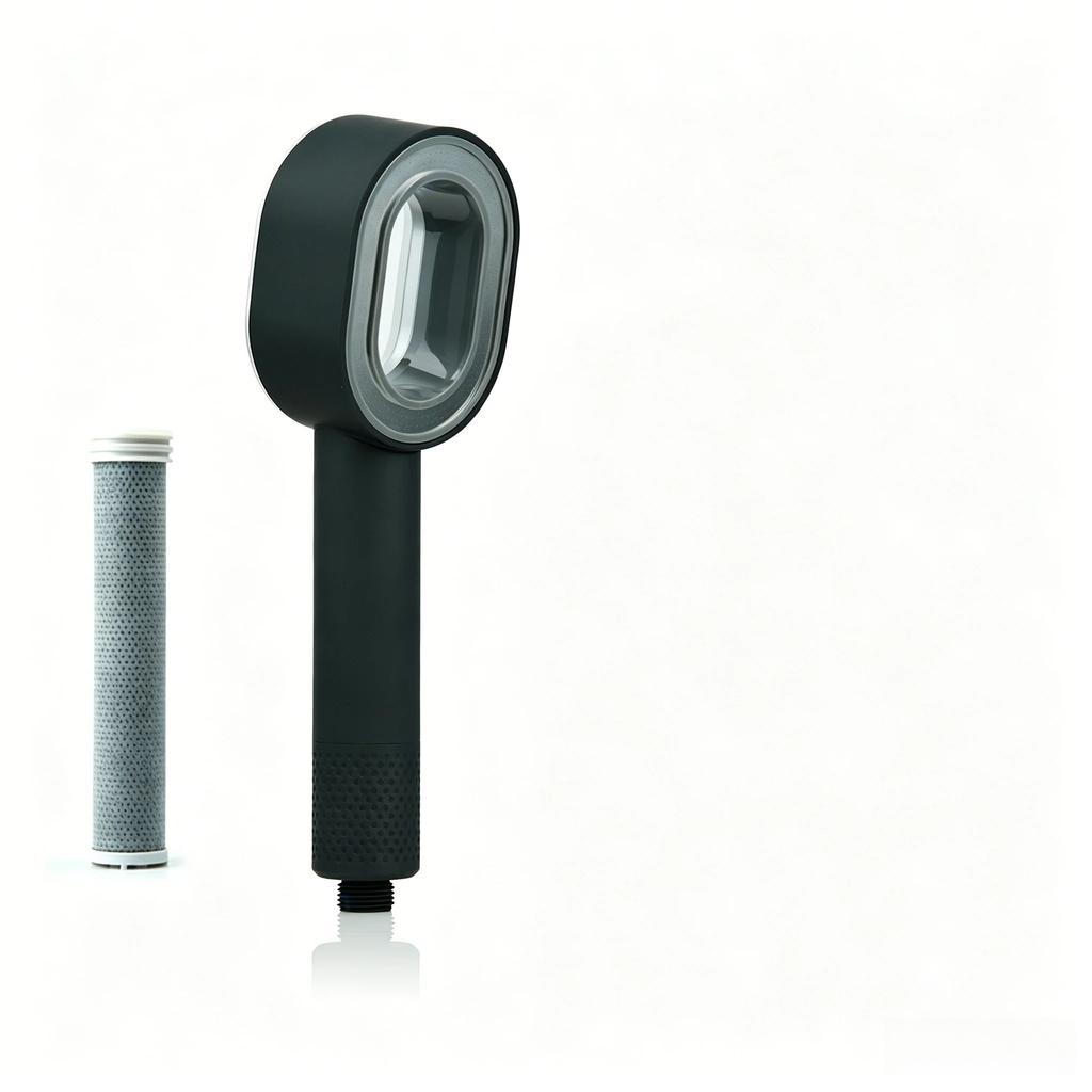 Filtered High Pressure Shower Head, Water Saving Design, Purifies Shower Water, Practical Bathroom Accessory