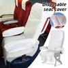 2pcs Travel Disposable Car Seat Cover Non Woven Anti Contact Dust Protect Cover For Transit Bus Airplane Public Transportation