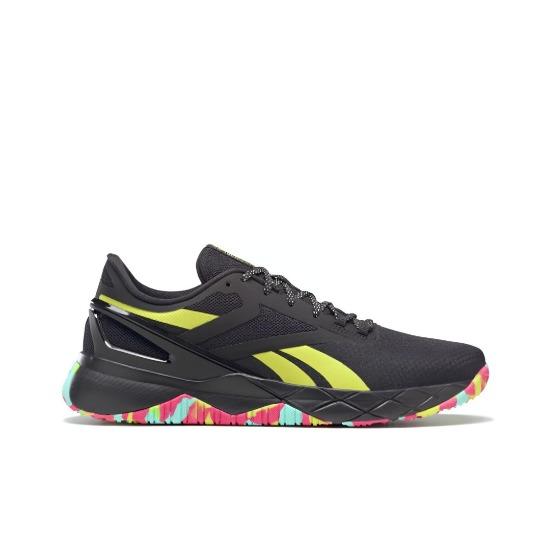 Reebok Nanoflex TR 'Black Lime Camo' GX7549 Men's Shoes