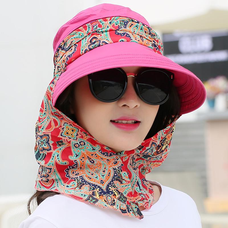 Outdoor cycling sun hat summer, ladies, hat, summer big edge sun hat beach hat Korean version sun hat