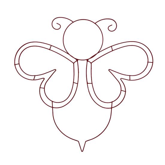 Yousheng 6 Pcs DIY Wreath Frame Metal Wreath Form Easter Rabbit Egg Bee Honeycomb Wire Frame for Wreath Crafting Holiday Hanging Decor