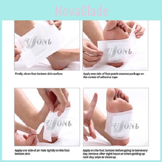 Premium Quality Foot Stickers For Cleansing And Detox Energize Your Body