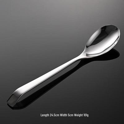 Qianxing 304 Stainless Steel Long Handle Serving & Slotted Spoon Set