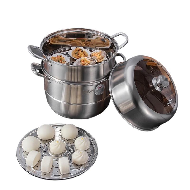 

DEPO Margaret 304 Stainless Steel Steamer Pot 32cm