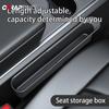 Car Gadget Seat Gap Storage Box Seat Gap Side Organizer Retractable ABS Storage Box Suitable for RV SUV Car Accessories Interior