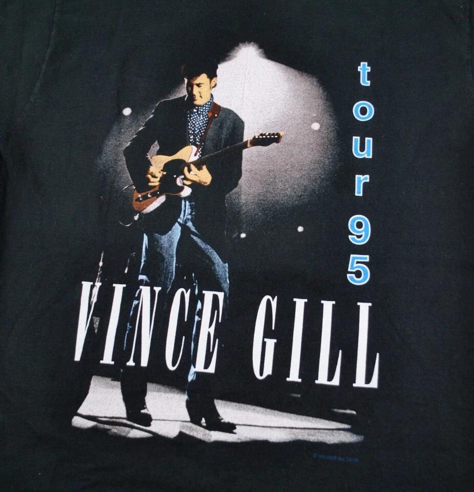 

Vince Gill 1995 Tour Men Women Black All Size S-5XL Shirt 3XL