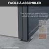 Retractable Side Awning, Outdoor Privacy Screen for Garden, Hot Tub, Balcony, Terrace, Pool, 400 x 180cm, Light Grey