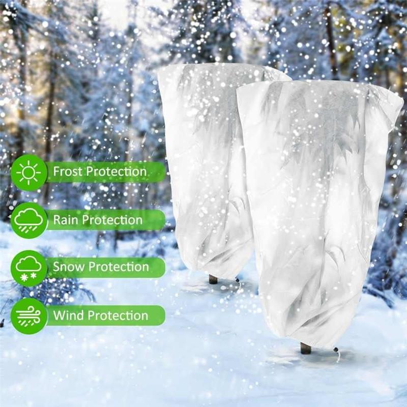 Non-woven Plant Protective Cover Coldproof Plant Protection Bag Plant Frost Prevention Bag Winter Plant Cover Gardening Supplies