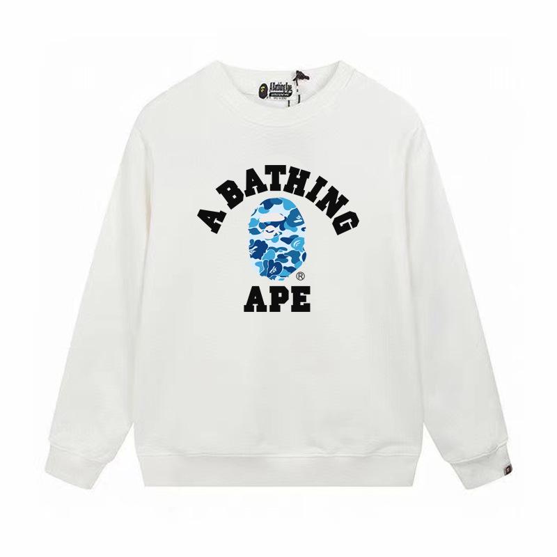 Herrtröja med lång ärm, boktryck och frotté - Höst/Vinter Casual Pullover Trendig Topp