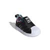 adidas Originals SUPERSTAR 360 Abrasion Resistant Breathable Low Top Baby & Toddler Shoes Black Infant And Toddler EE6276