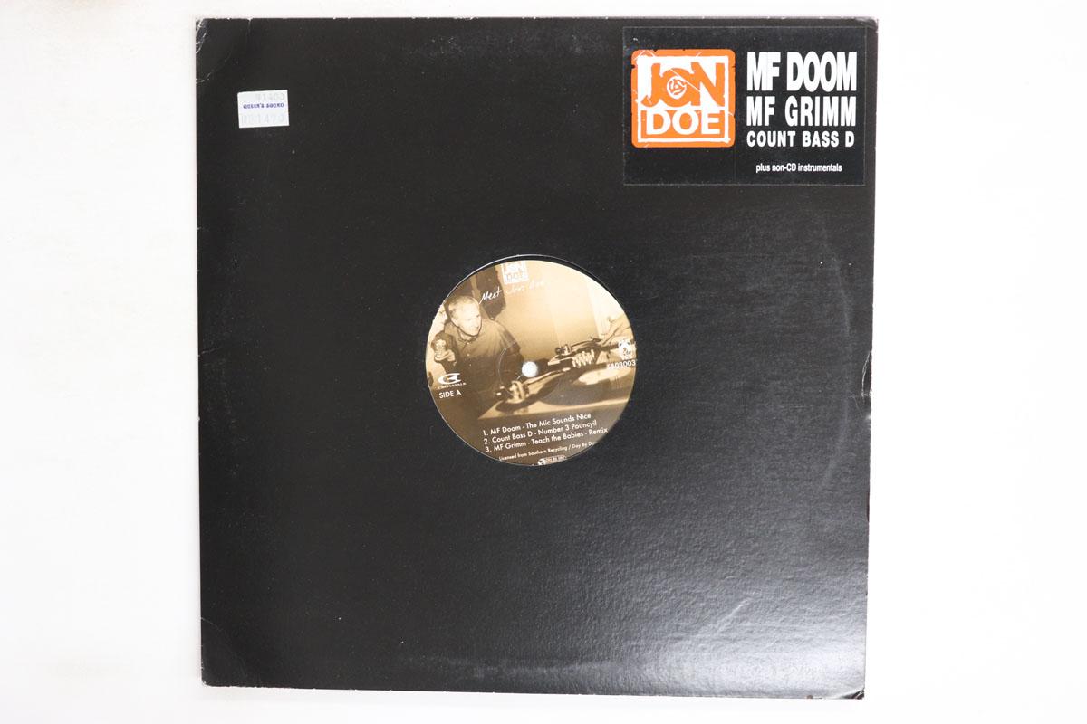 12inch Record JON DOE Meet Jon Doe SB03003 SUPER BRO 2003 US Rap HipHopRB Used