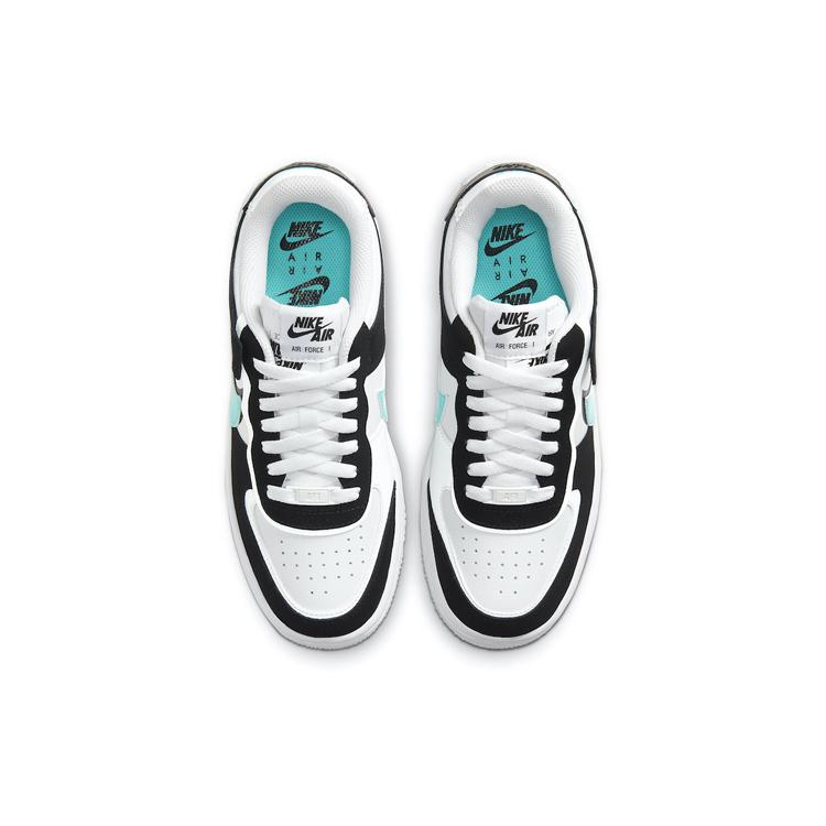 New Nike Air Force 1 Low Shadow White Black Aurora Women's CZ7929-100