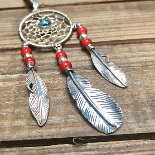 Helldorado Blue Topaz Dreamcatcher Pendant
