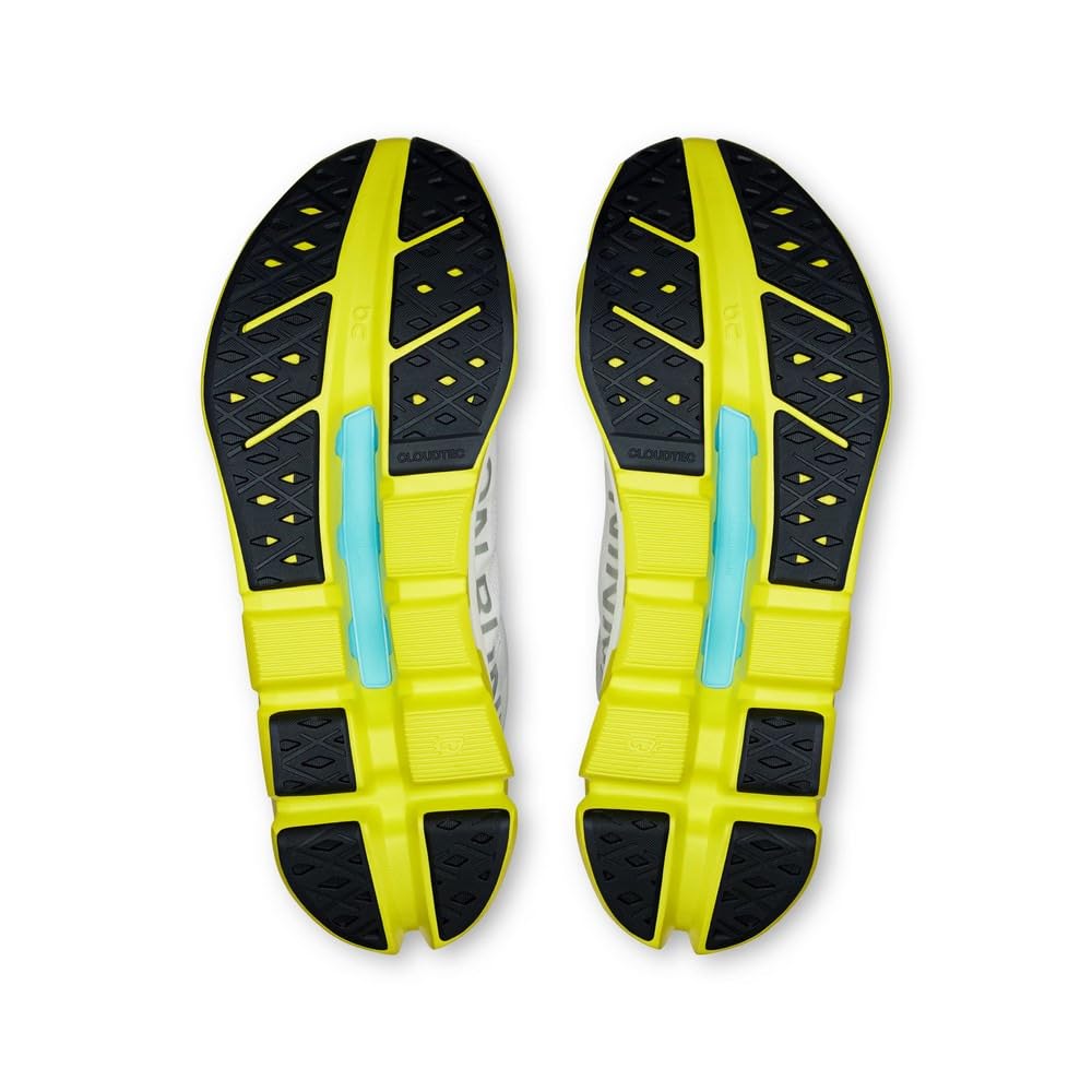 On Cloudflow 5 Running White Size Shoes, Lime, Women's, 23.5cm