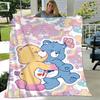 1pc Bear Printing Lightweight Flannel Blanket, Comfortable and Warm Blanket, for Camping Sofa Bed and Couch Office, Suitable for Gift Blanket