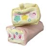 Strawberry Pencil Case Large Compartment Corduroy Pencil Pouches Portable Cosmetic Bag For Student School Supplies