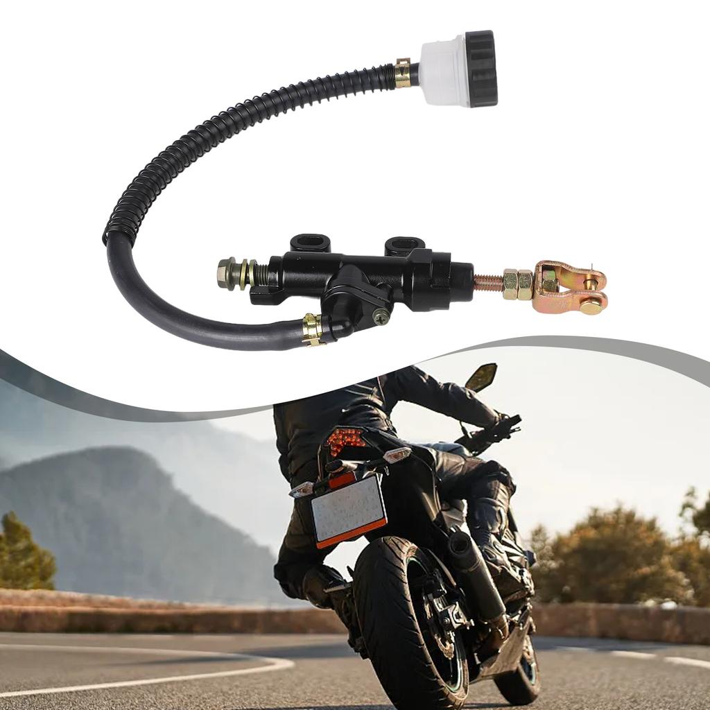 Rear Brake Pump for CG150 Motorcycle Engine Replacement Master Cylinder Pump Made with Aluminum Alloy for Long Term Use