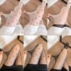 Heart Print Women'S Sexy Slim-Fit Pantyhose Japanese Style Sweet Girls High Waist Body Stockings Polka Dots Bowknot Jk Tights