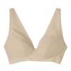 Gunze KIREILABO Organic Cotton On the Skin Cotton Soft M Non-wired Bra, Side, Blend, KB4192N, Women's, Ivory,