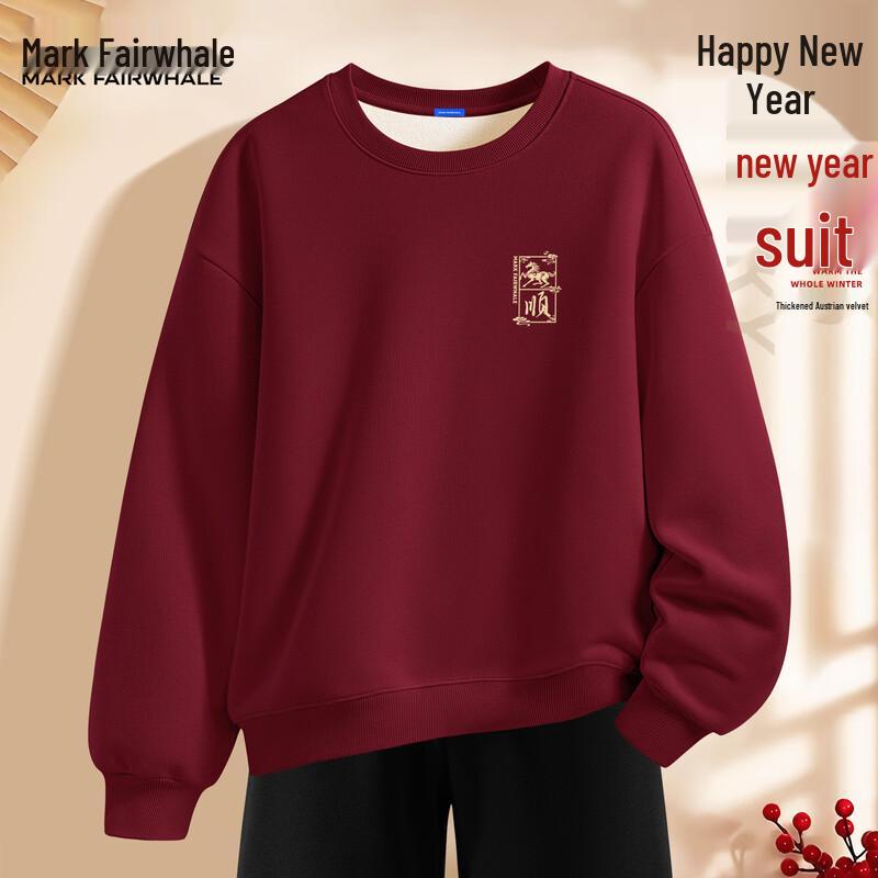 

Mark Fairwhale Men s Fleece-Lined Year of the Horse Sweatshirt L (175cm)