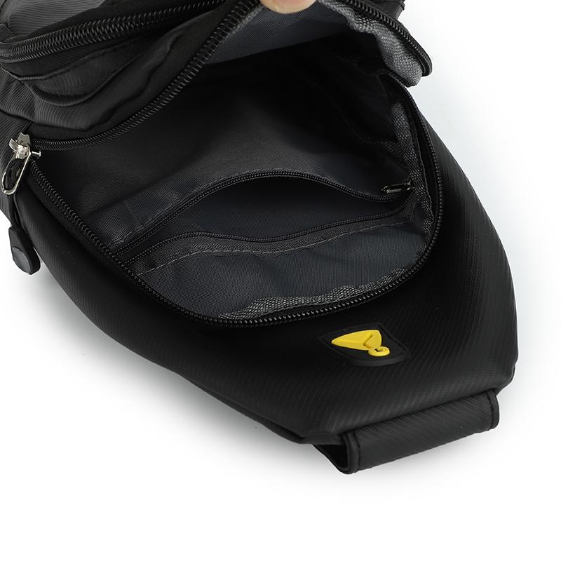 Men's Chest Bag Large Capacity Commuter Shoulder Bag Water-repellent Business Travel Crossbody Bag