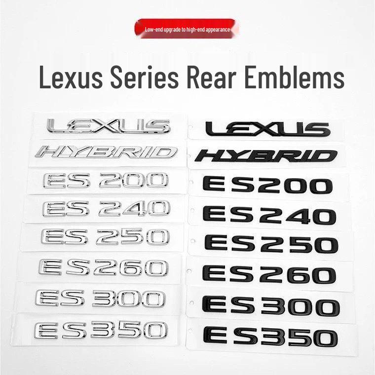 Lexus Rear Badge Car Logo Sticker for IS350, GX430, ES300, RX300