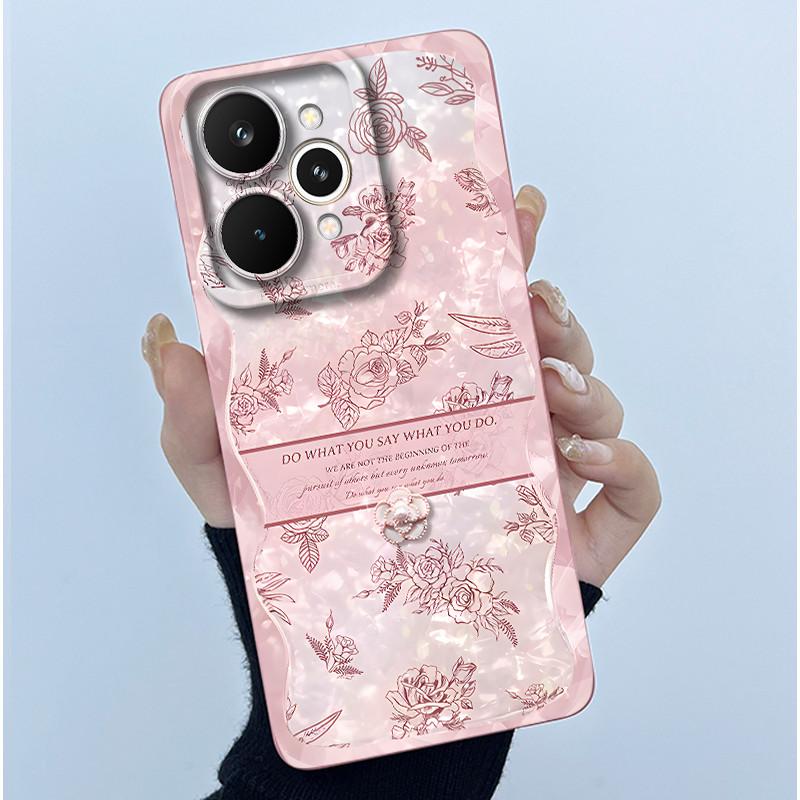Fundas For Realme 15 Pro 5G Fashion Simplicity Flower Phone Case Shockproof Protection Soft Cover For Realme 15 15Pro 5G Coques