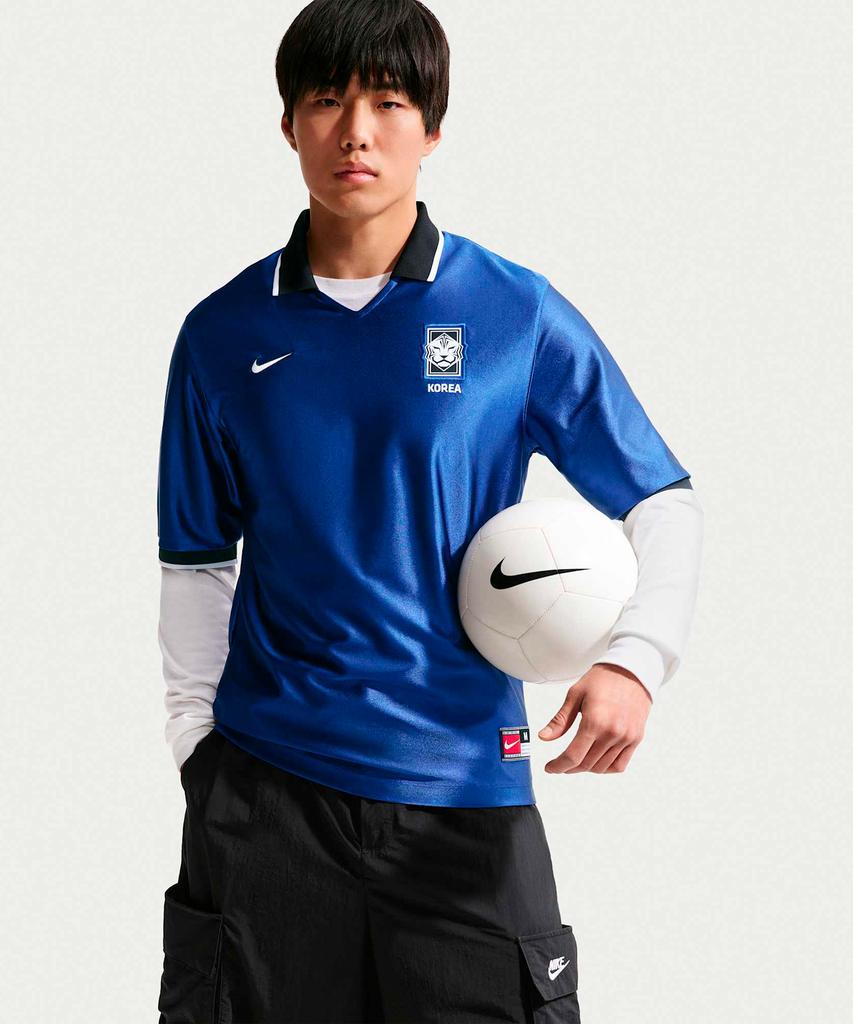 NIKE Korea Energy Dri-Fit Short Sleeve Soccer Top M - Global Blue:Black:White / Ih1279-418