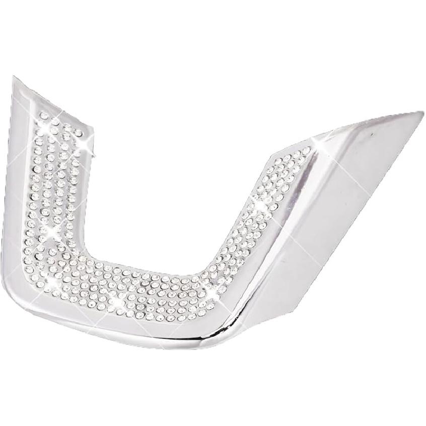 Bling Crystal Car Interior Accessories Sticker Fits for Honda Accord 2024-2025(Silver 8)