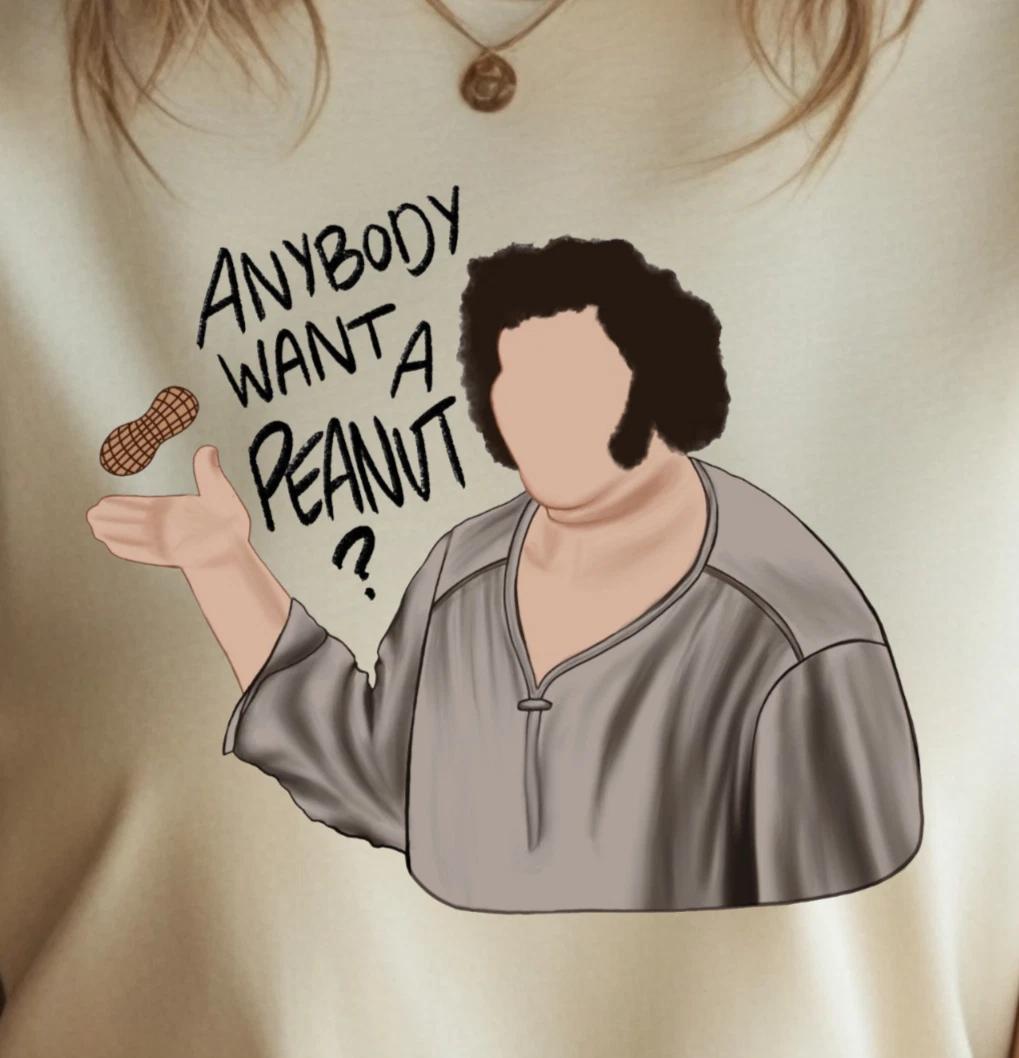 Anybody Want a Peanut? T-shirt | Princess Bride Inspired Tee, Fezzik Quote Shirt 3XL