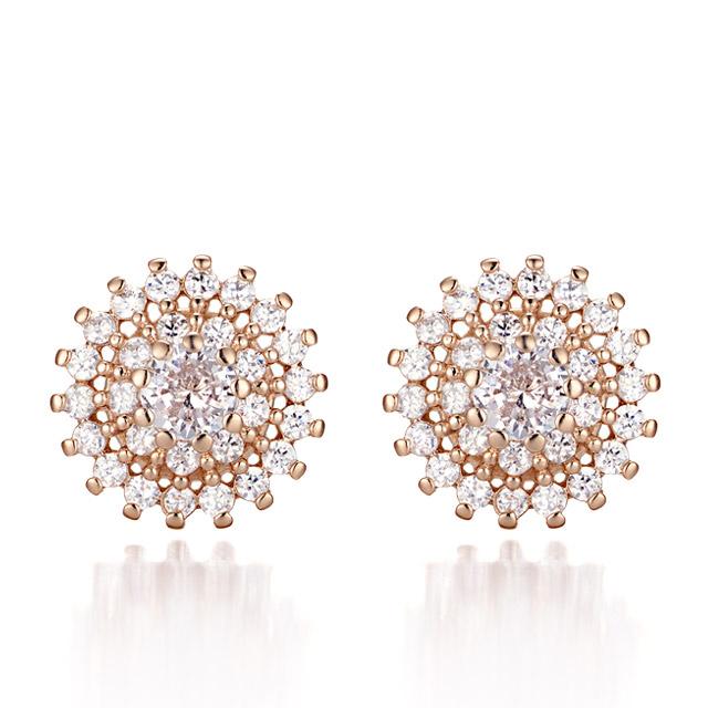 Cranne 14K Gf Snowflake Sunbling Earrings C24Egf066