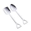 304 Stainless Steel Shovel and Rake Dessert Spoon Set for Kids
