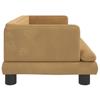 VidaXL Canapé pour enfants marron 80x45x30 cm velours 3196310