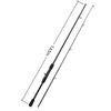 1.65M 1.8M 2.1M Ultralight Fishing Rod M Fishing Rod Carbon Hard Adjustable Insertion Lure Rod