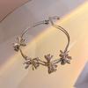 Bow necklace women's niche simple fashion versatile collarbone chain aesthetic temperament design cold wind neck chain