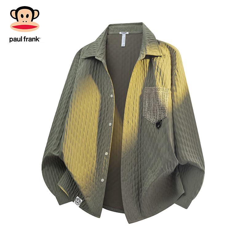 

Мужская повседневная рубашка с длинным рукавом и узором в ромбы Paul Frank L